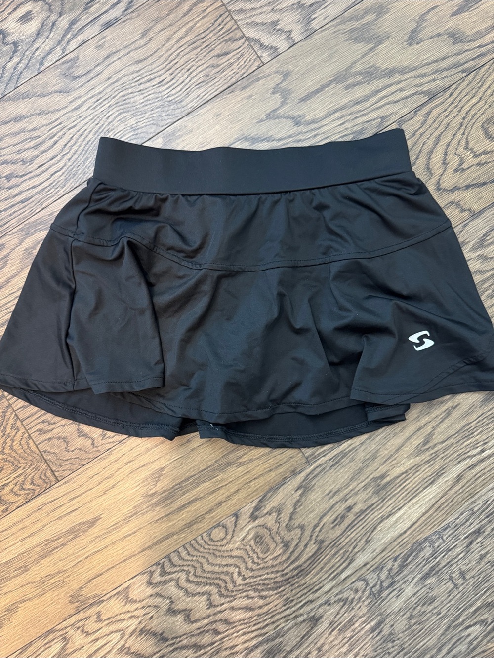 Gearbox Women's Black Skirt with Built-In Shorts *